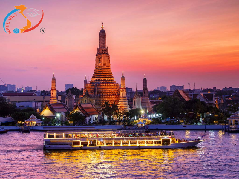 TOUR THÁI LAN - BANGKOK - PATTAYA  LÂU ĐÀI TỶ PHÚ - CHOCOLATE VILLE - BUFFET 86 TẦNG - VIETJET