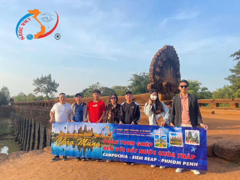 TOUR CAMPUCHIA - ĐỂ NHỚ ĐỂ THƯƠNG - SIEM REAP - PHNOM PENH - XE VIP LIMOUSINE